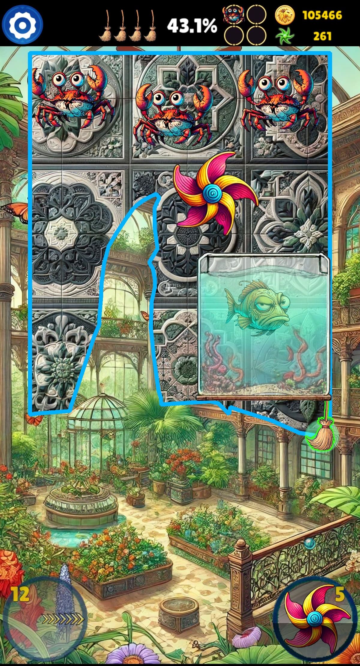 Screenshot 2: Gameplay - arcade part