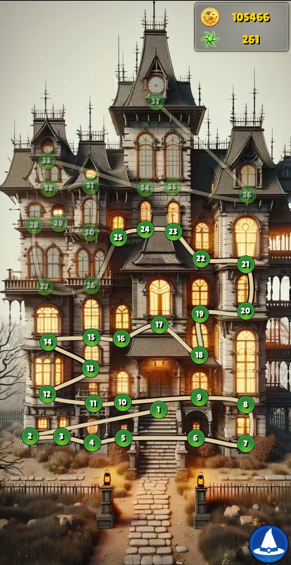 Screenshot 3: Quirky mansion map