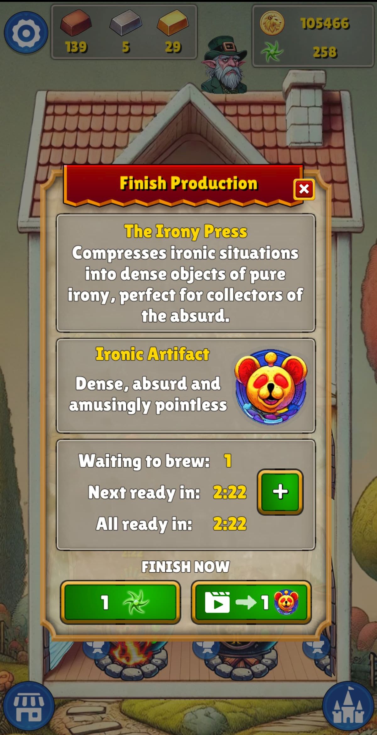 Screenshot 4: Speed production in headquarters